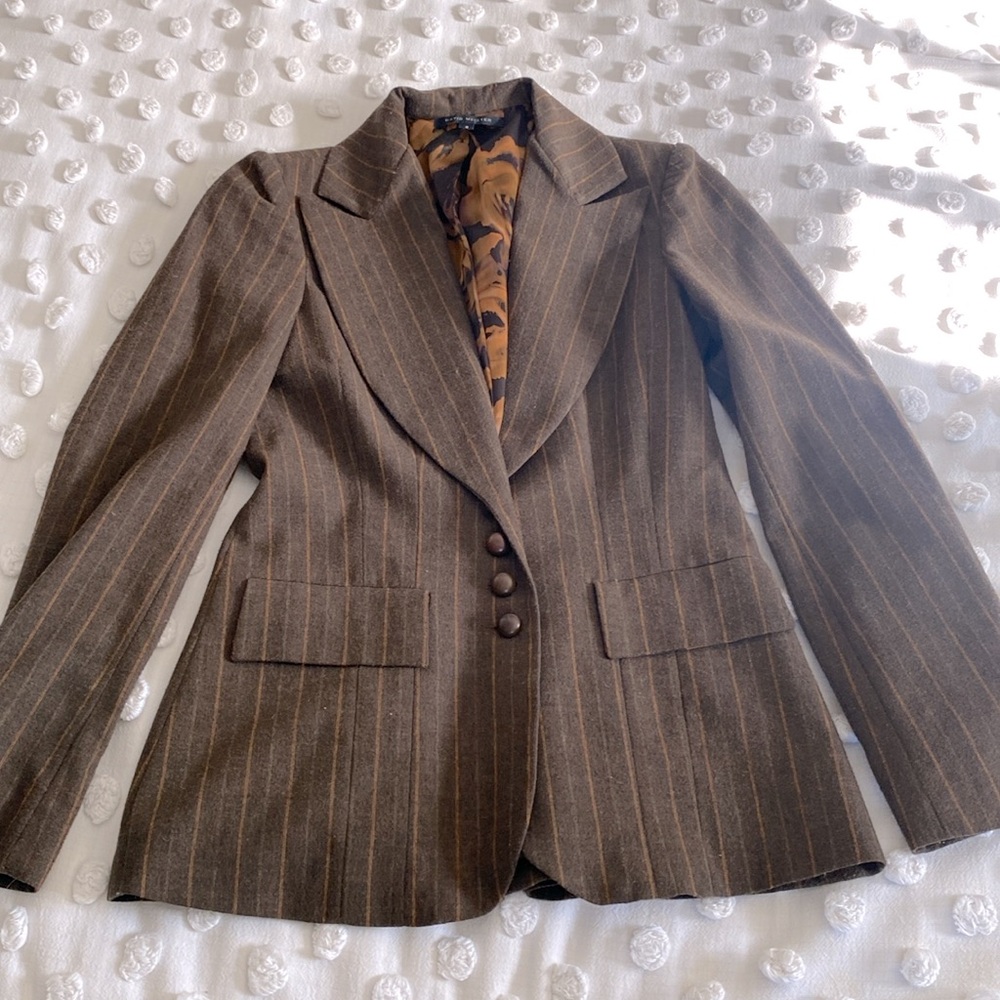 Gorgeous DAVID MEISTER wool and silk blazer